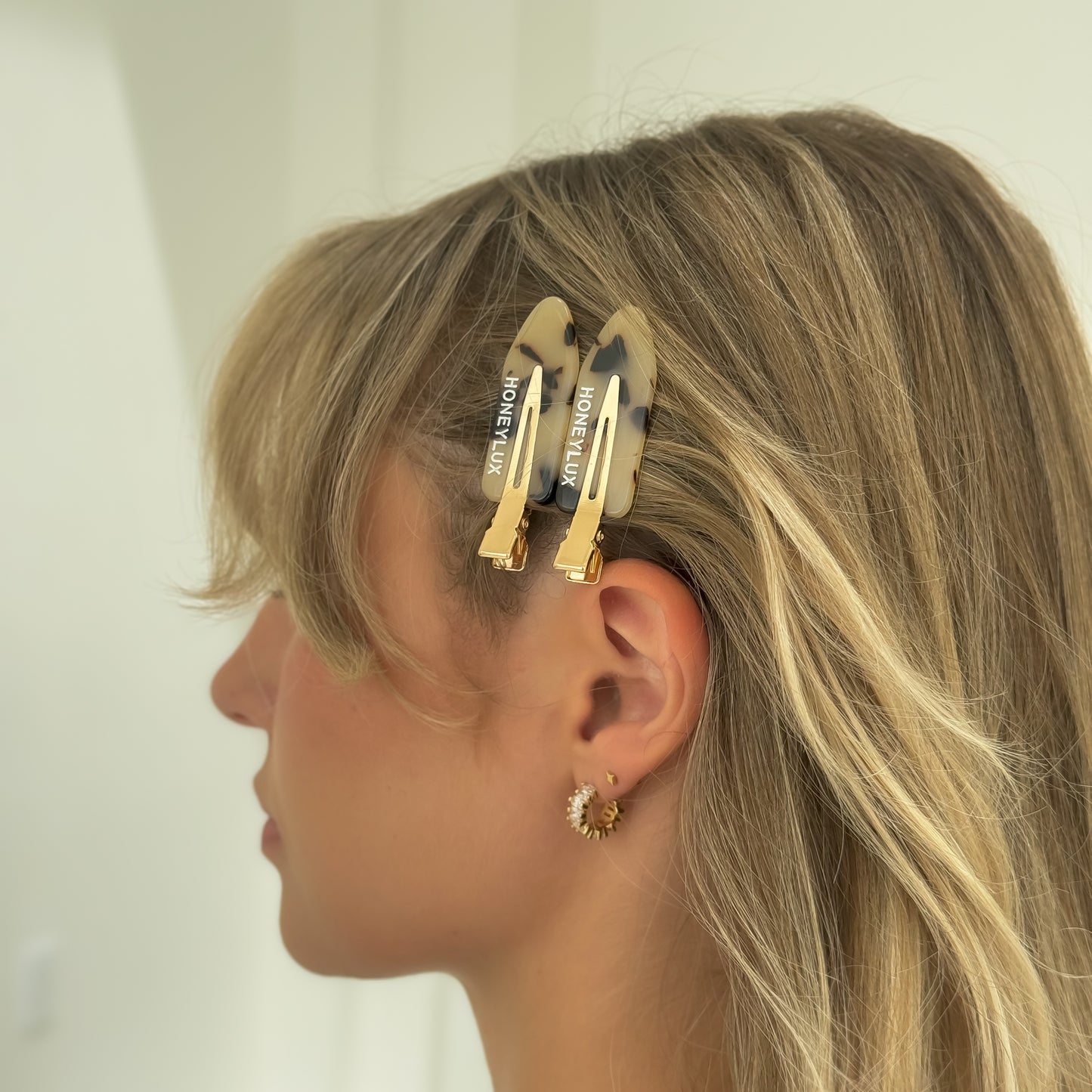 Ecofriendly No-Crease Hair Clips - Tortoise
