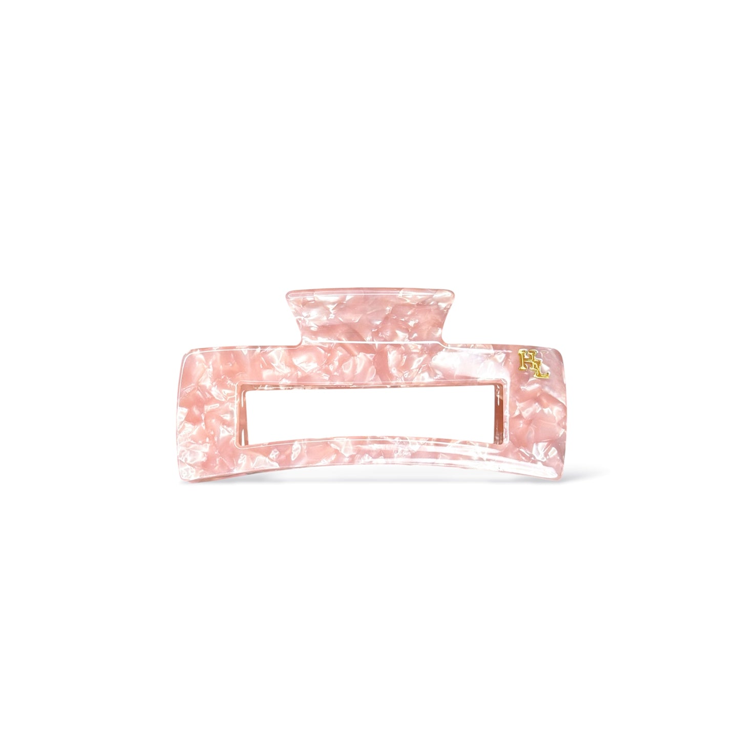 Ecofriendly Acetate Large Claw - Sugar Pink