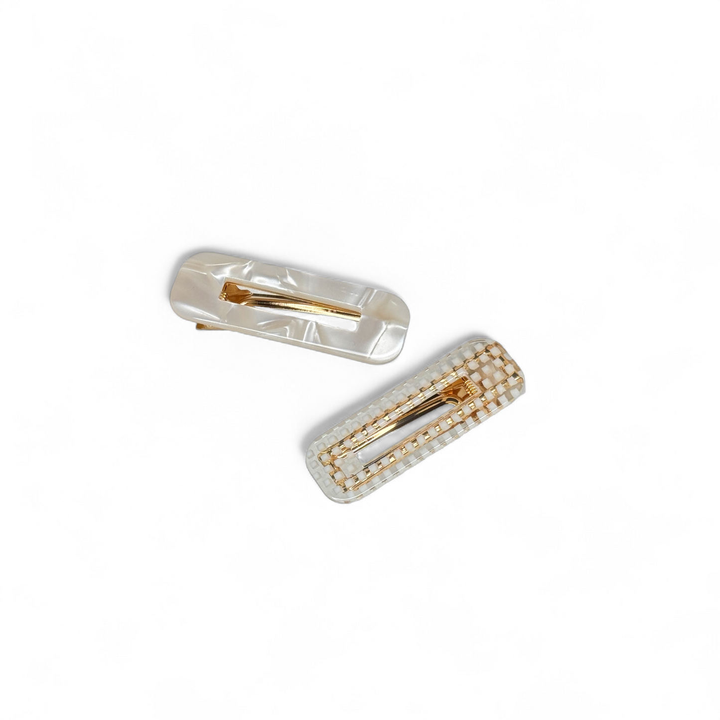 Duo Barrette Set - Linen