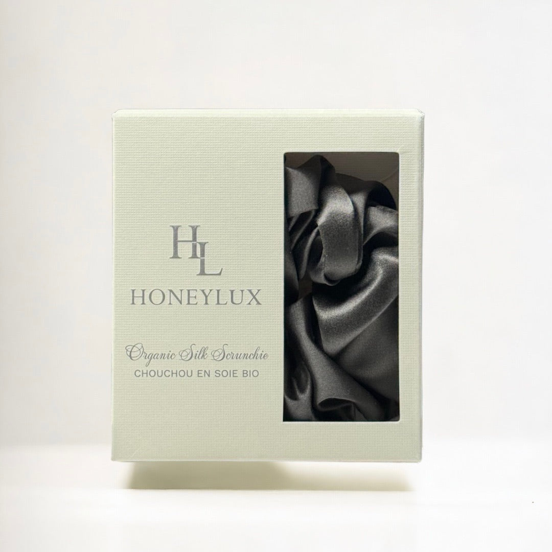 Organic Premium Silk Scrunchie - Ashton