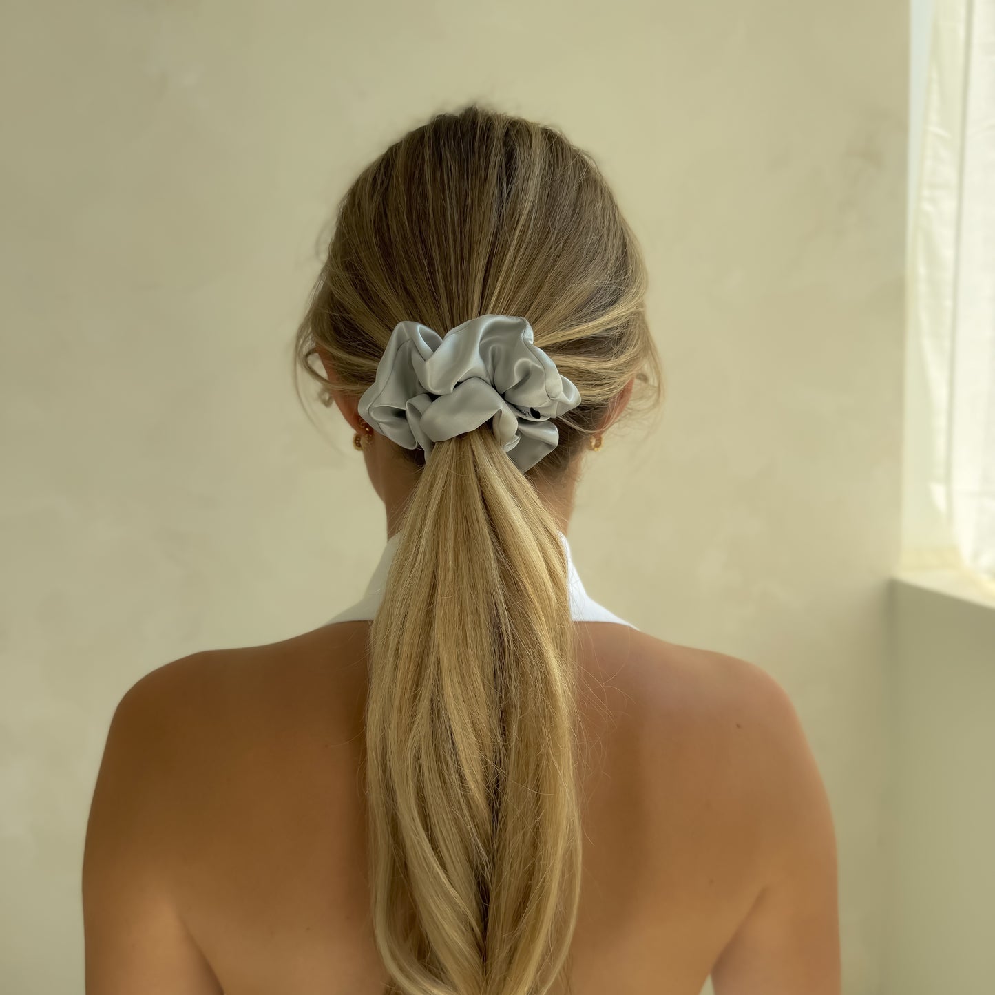 Organic Premium Silk Scrunchie - Aurora