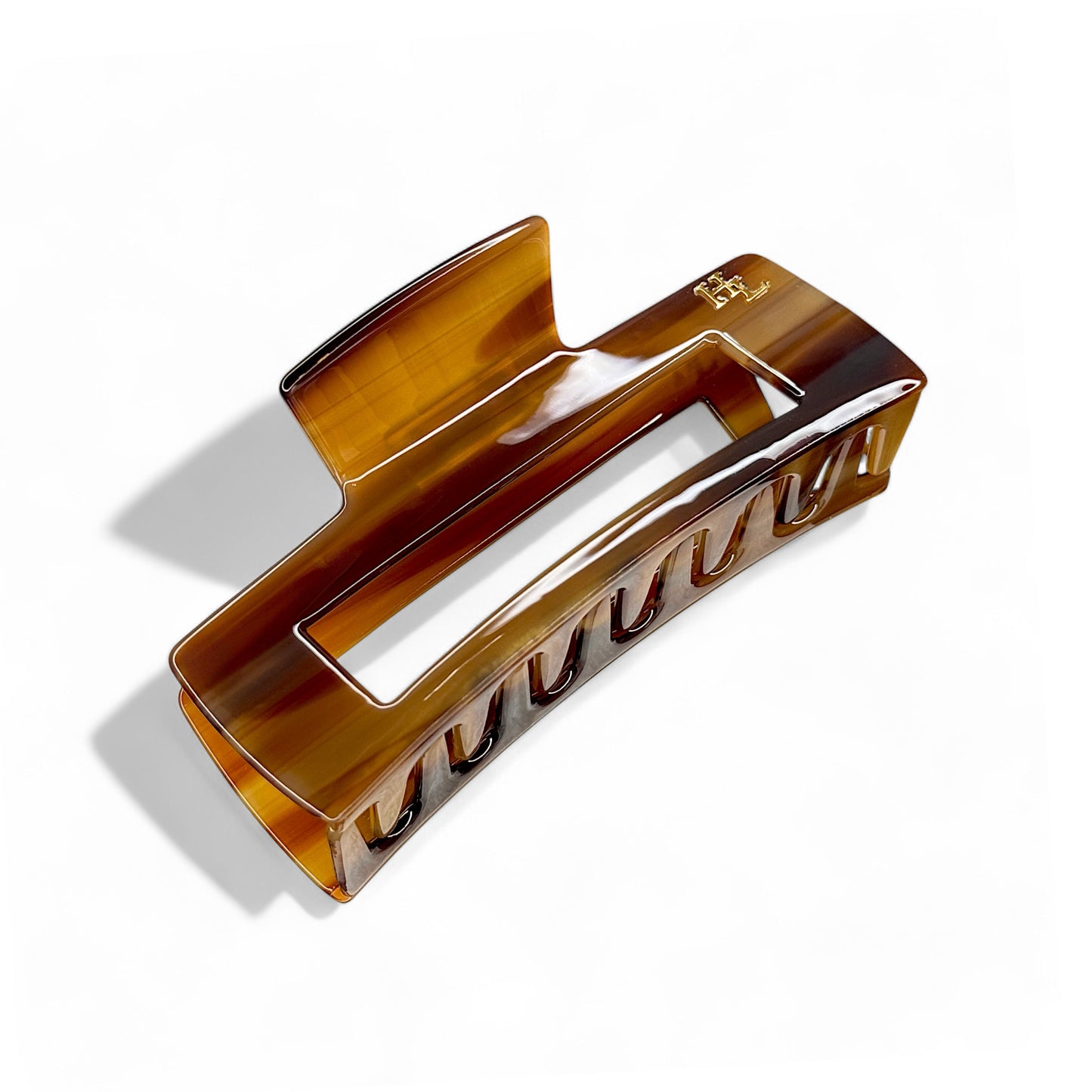 Ecofriendly Acetate Large Claw - Espresso
