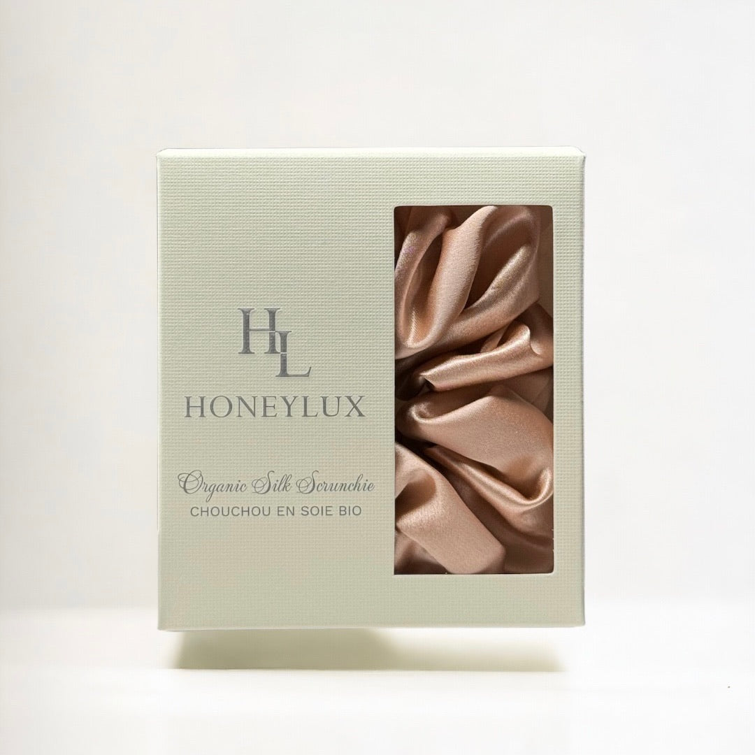 Organic Premium Silk Scrunchie - St. Tropez