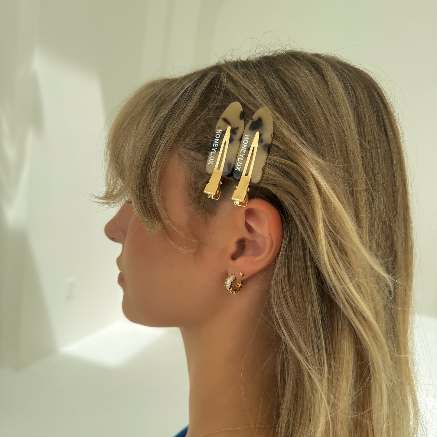 Ecofriendly No-Crease Hair Clips - Tortoise