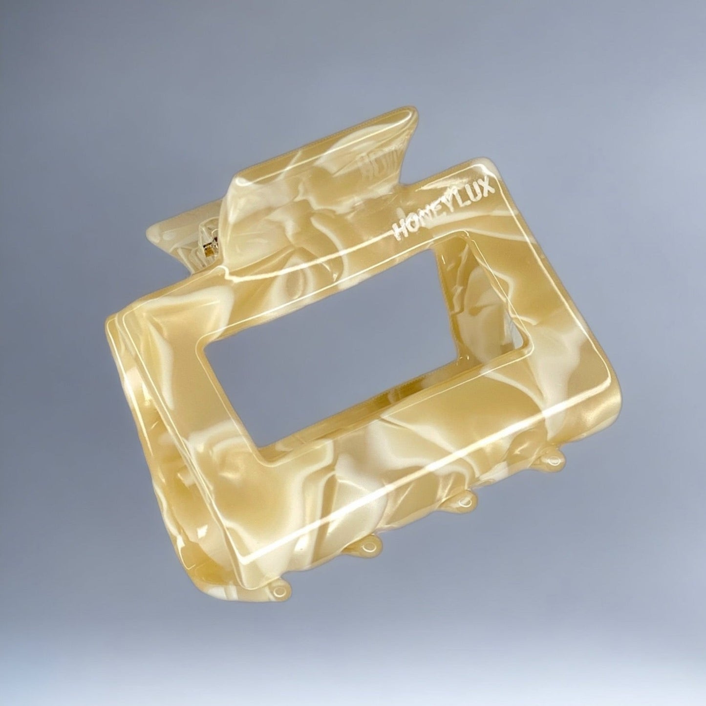 Ecofriendly Acetate Midi Clip - Vanilla Swirl