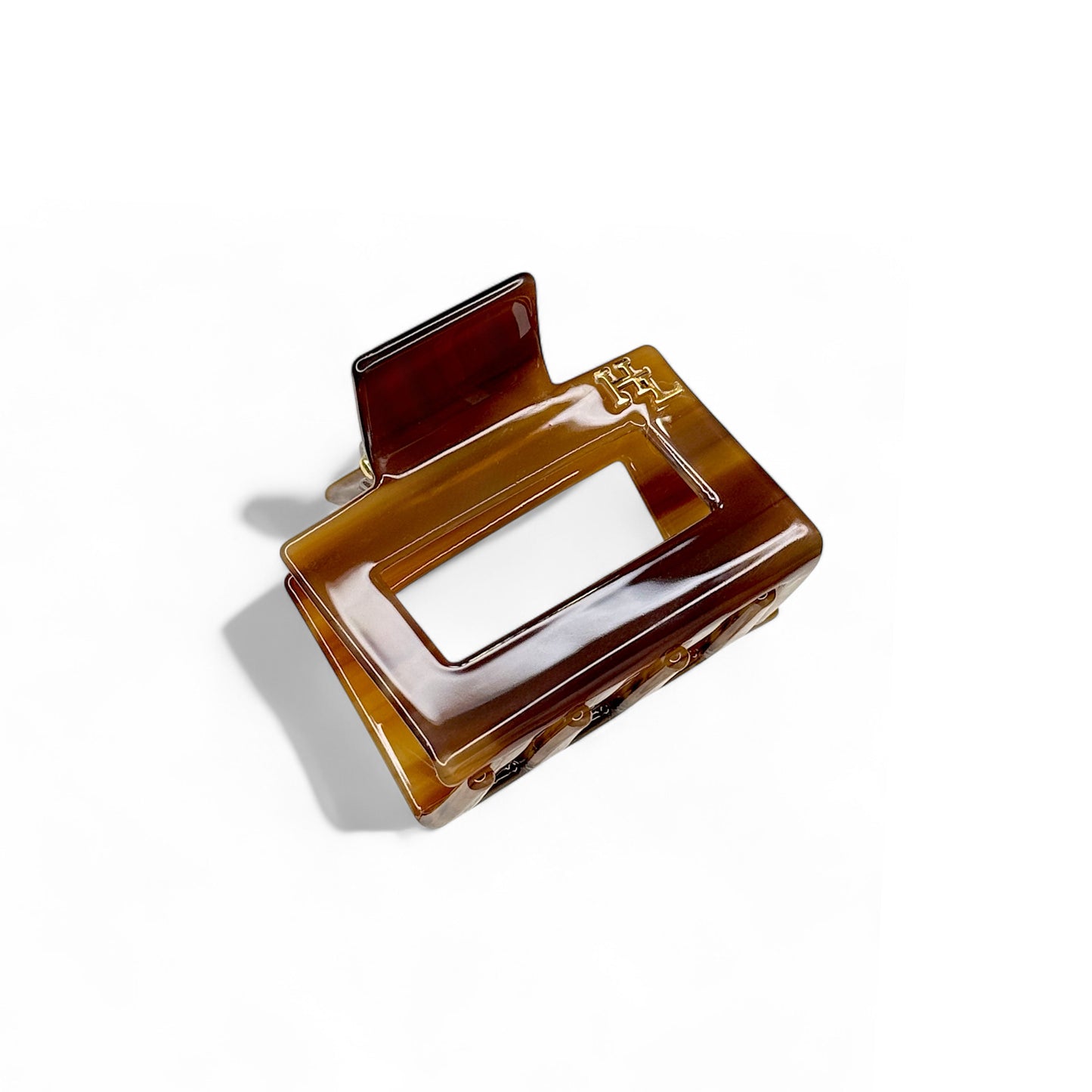 Ecofriendly Acetate Midi Clip - Espresso