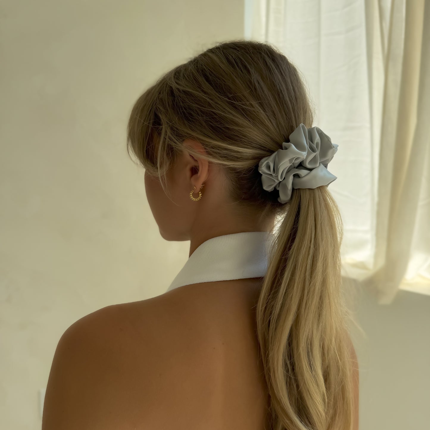 Organic Premium Silk Scrunchie - Aurora