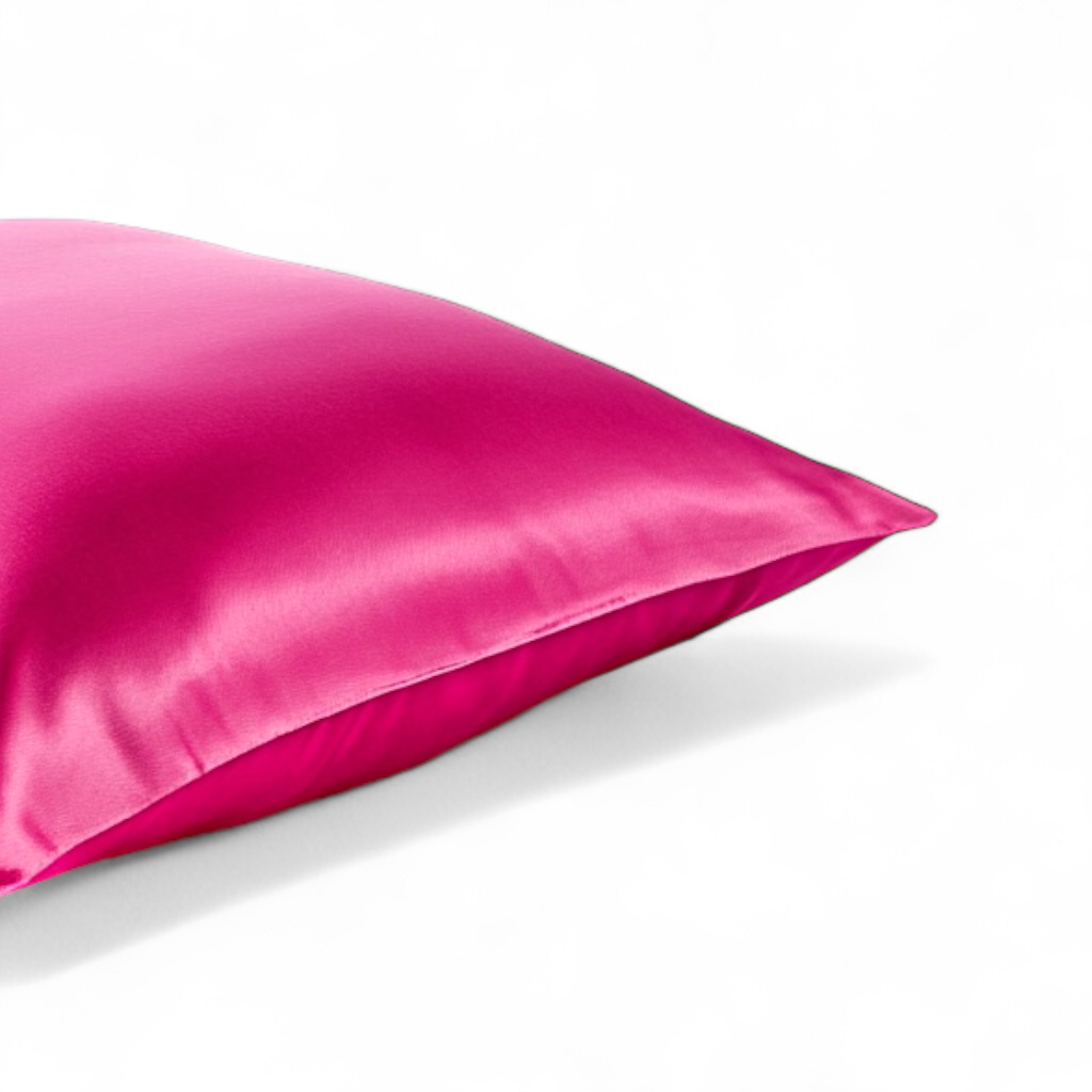 King Organic Silk Pillowcase - Fuchsia