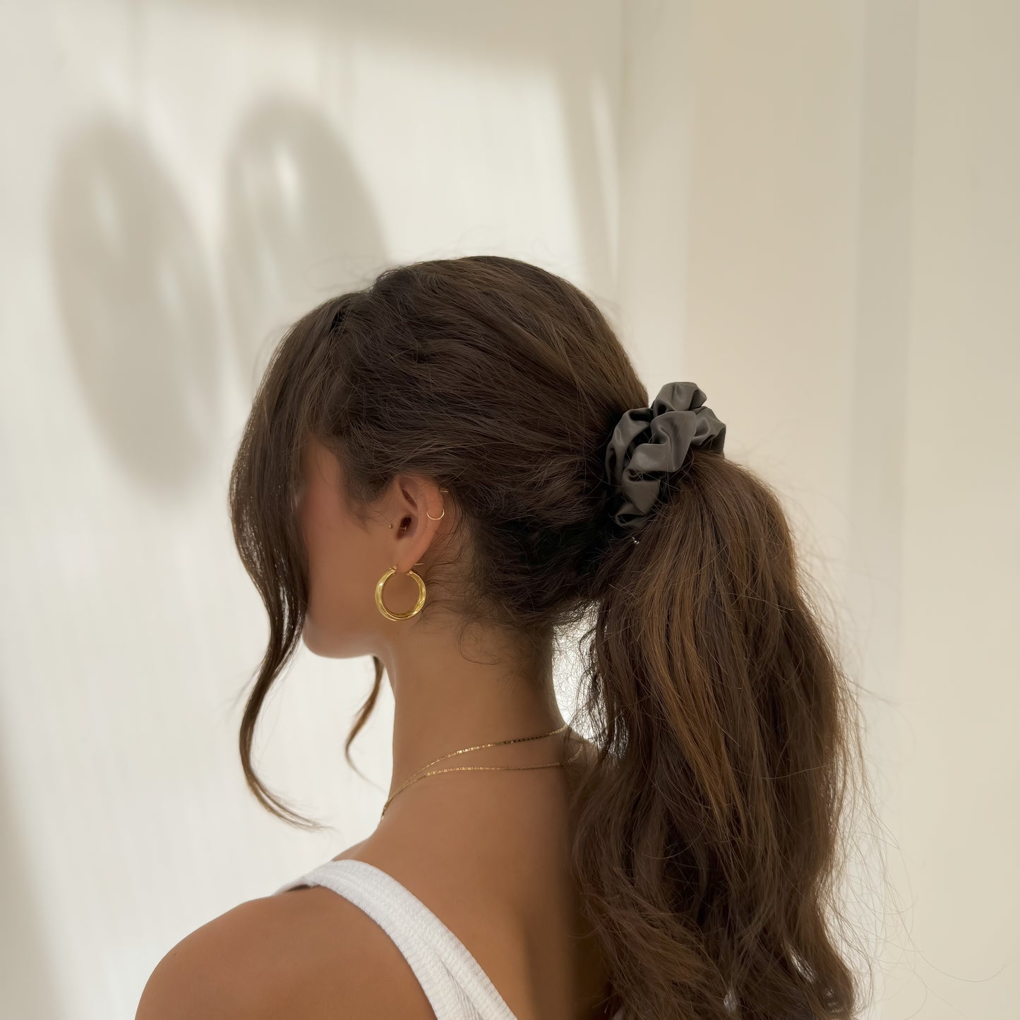 Organic Premium Silk Scrunchie - Ashton