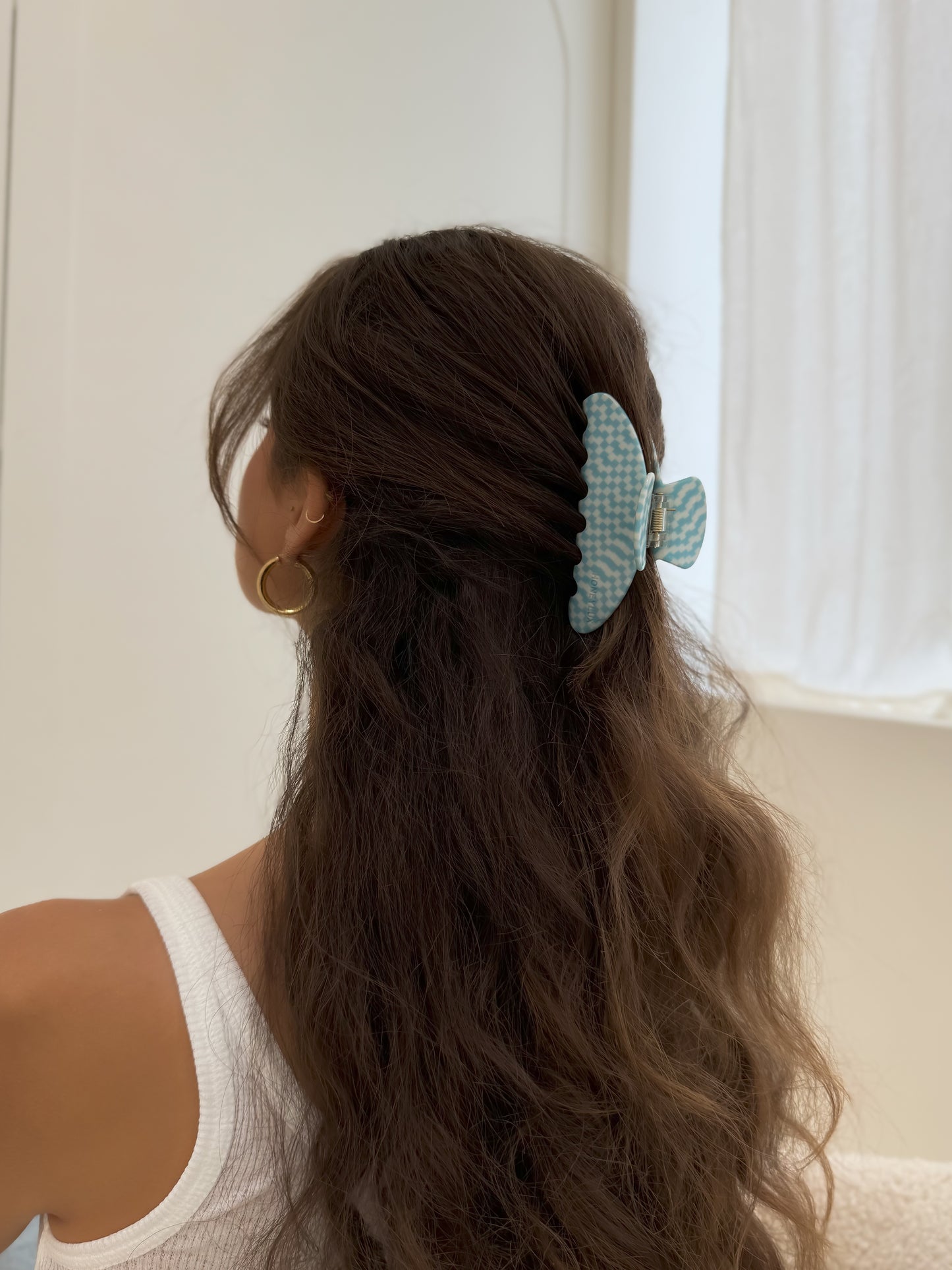Ecofriendly Acetate Round Claw - Tiffany