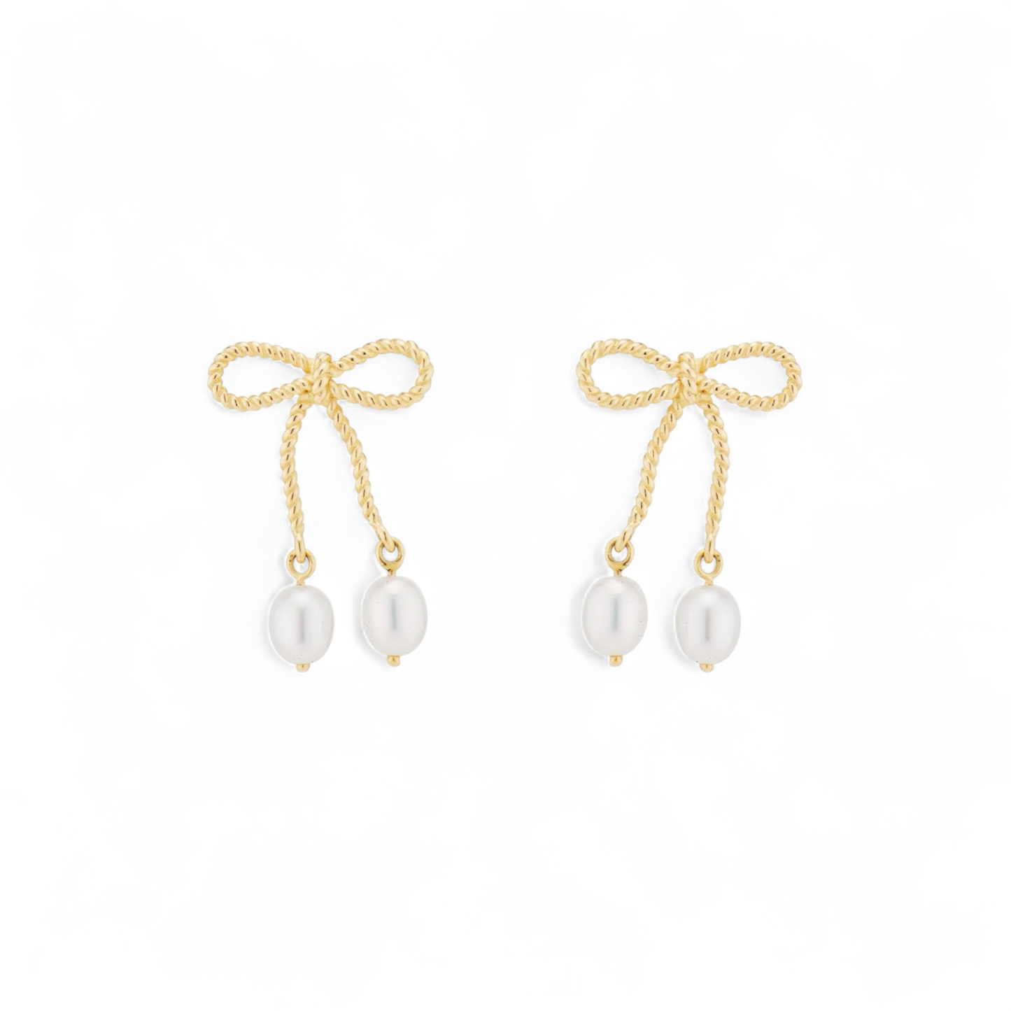 Bow Pearl Earrings