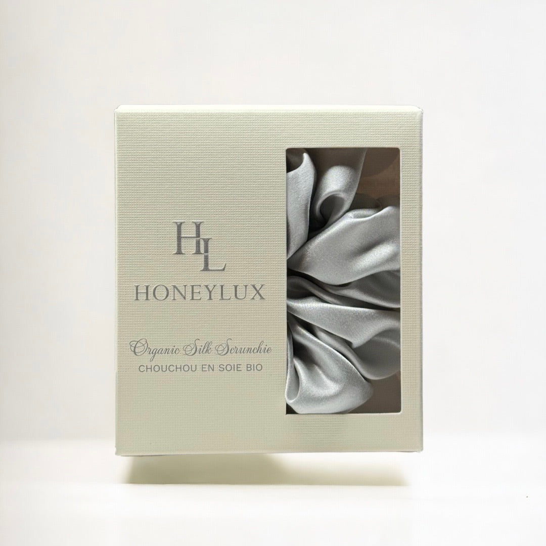 Organic Premium Silk Scrunchie - Aurora