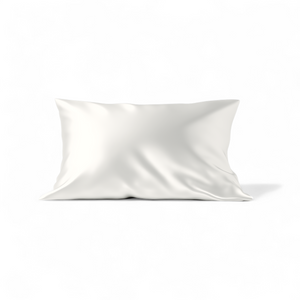 Queen Organic Silk Pillowcase - Cream White