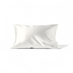 Queen Organic Silk Pillowcase - Cream White