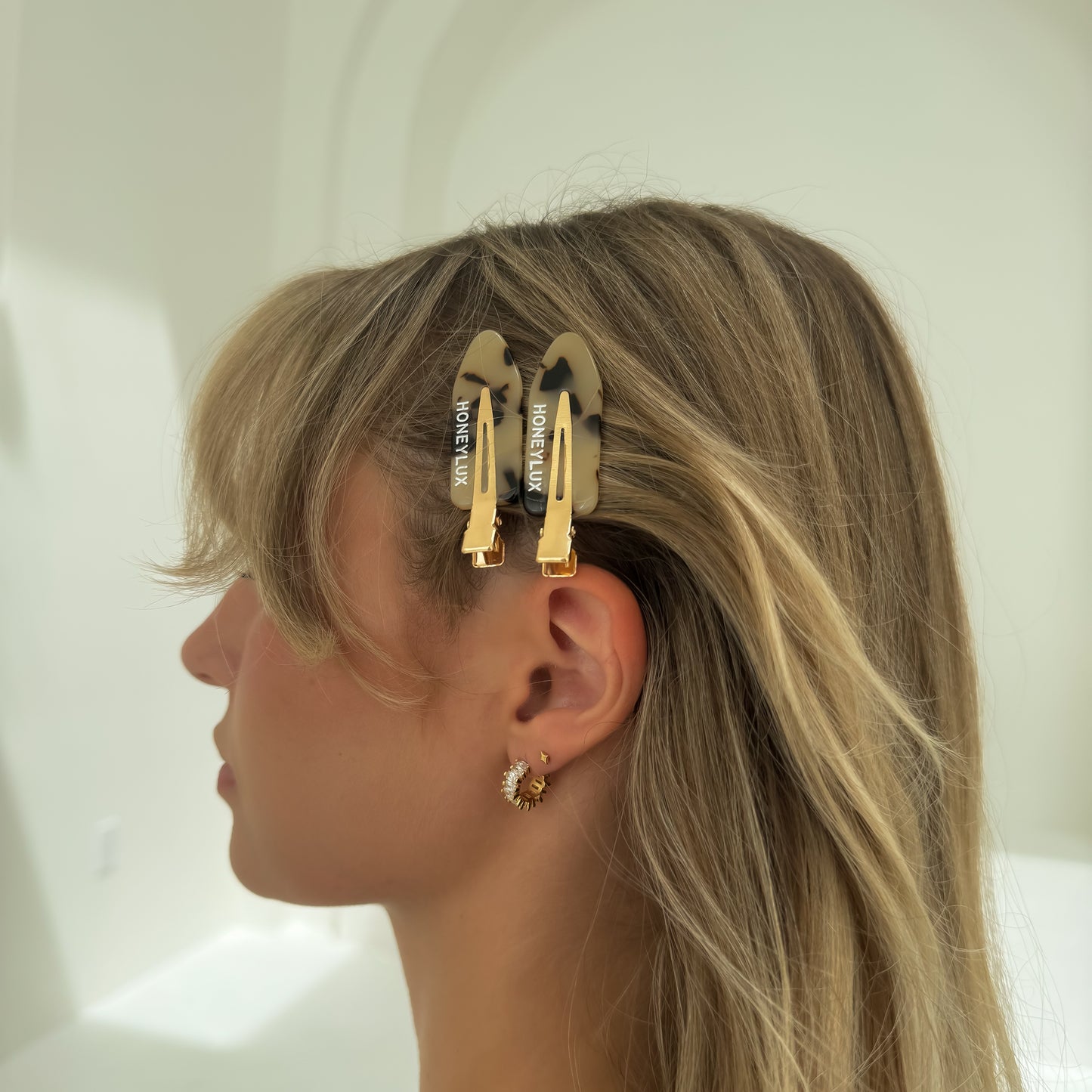 Ecofriendly No-Crease Hair Clips - Tortoise