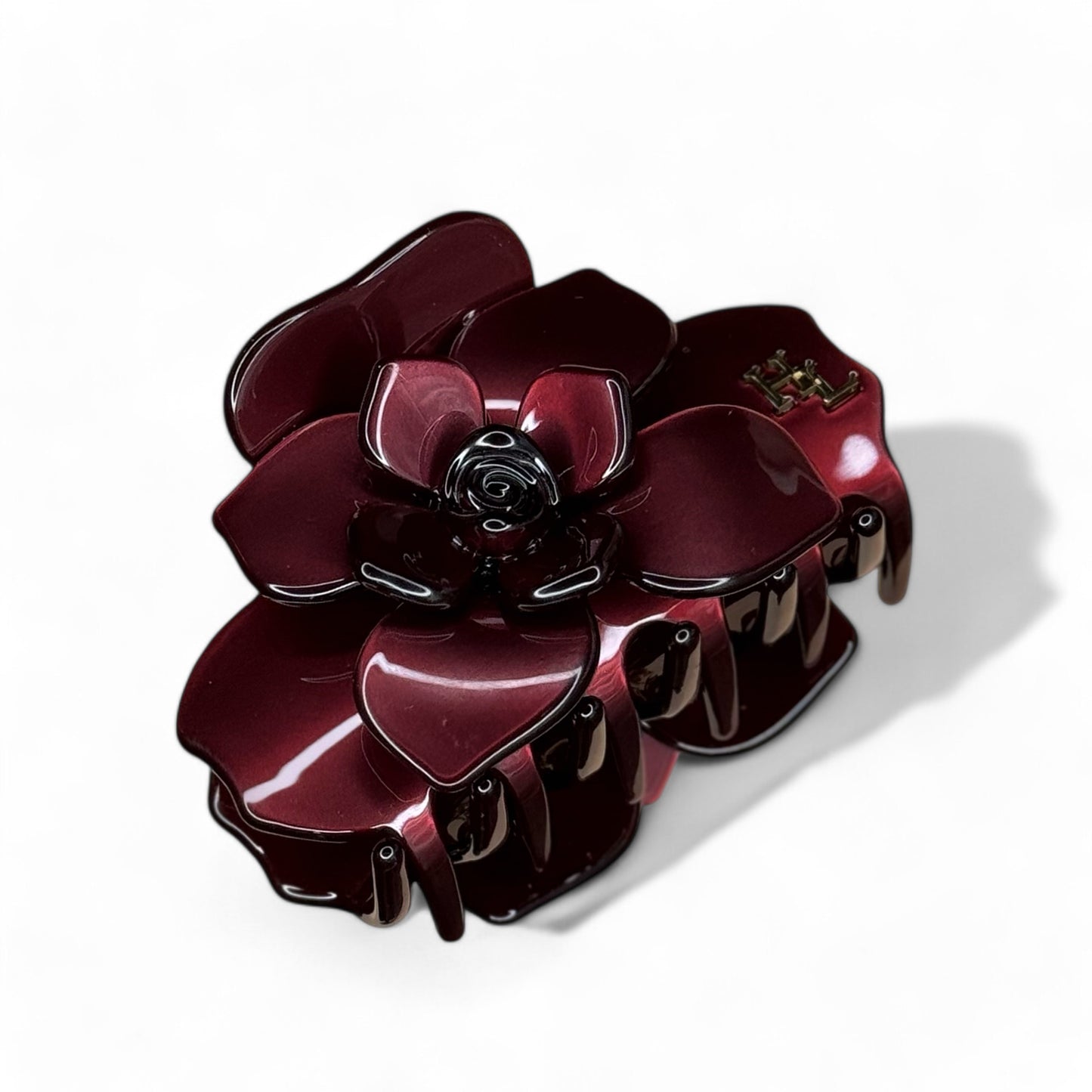 Acetate Magnolia Claw - Black Cherry