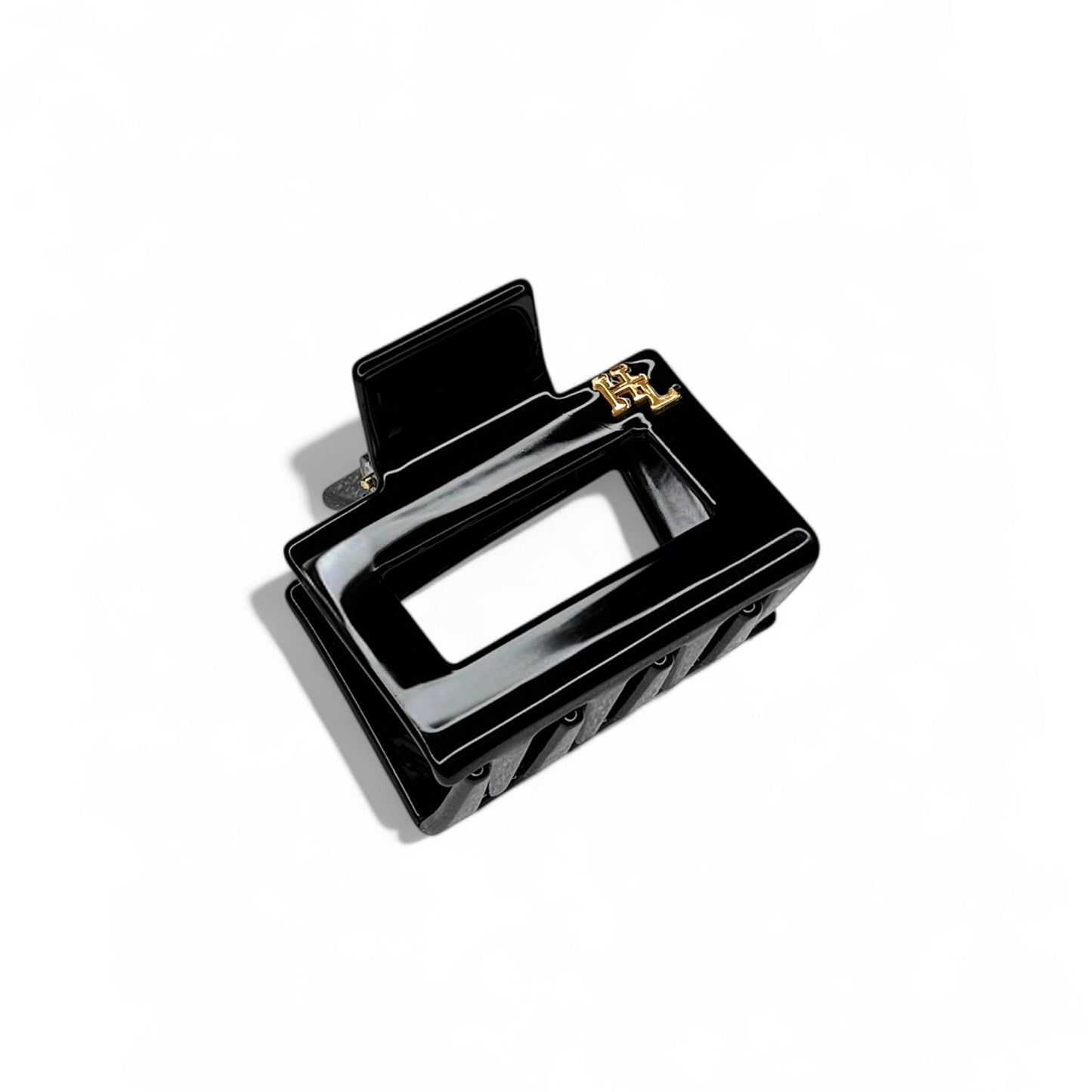Ecofriendly Acetate Midi Clip - Black