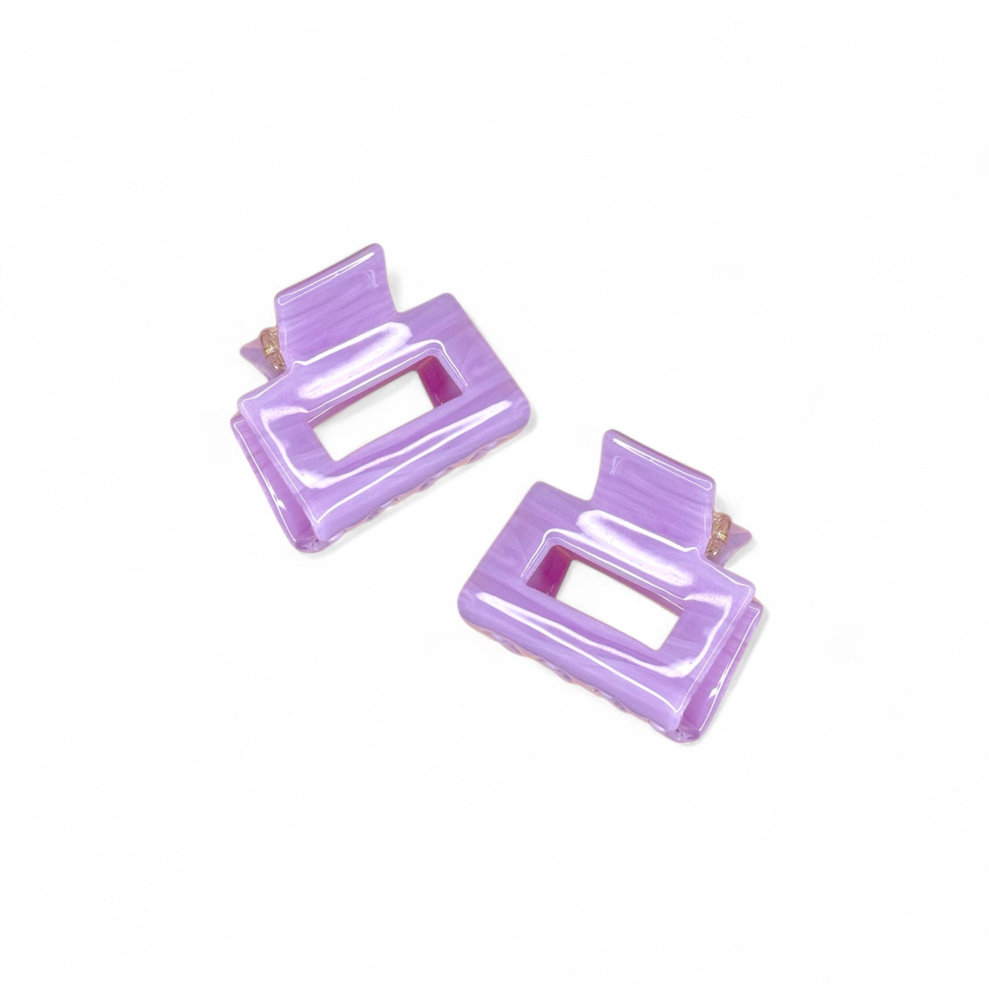Ecofriendly Acetate Mini Square Claws - Spring Set