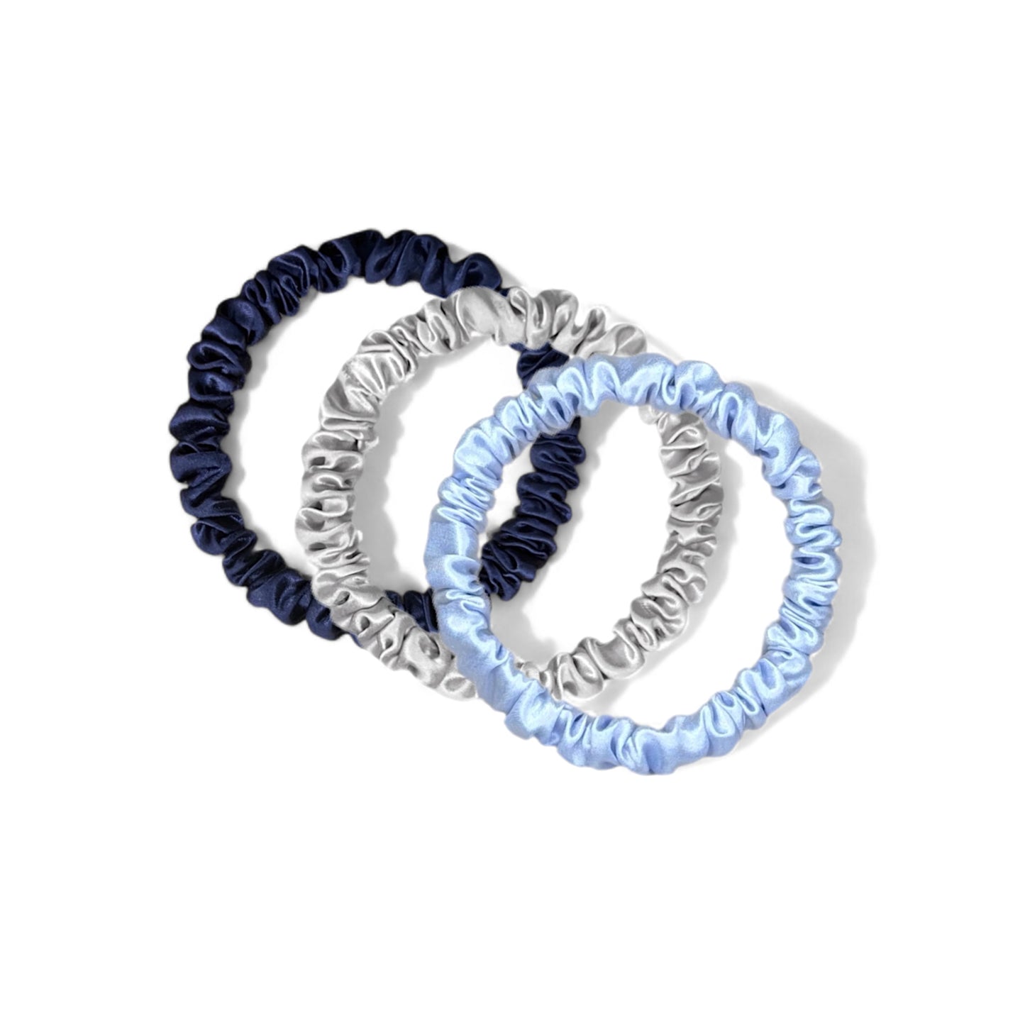 Skinny Silk Scrunchie Box - Frost Pack
