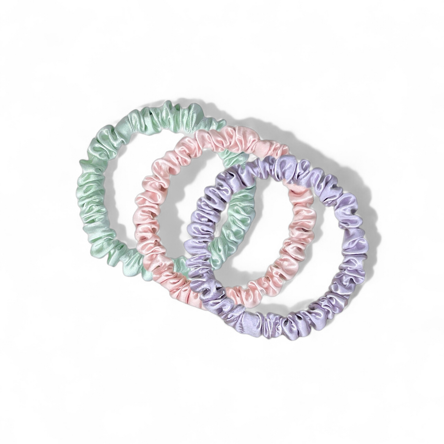 Skinny Silk Scrunchie Pastel Box