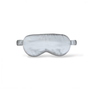 Premium Organic Silk Sleep Mask - Light Grey