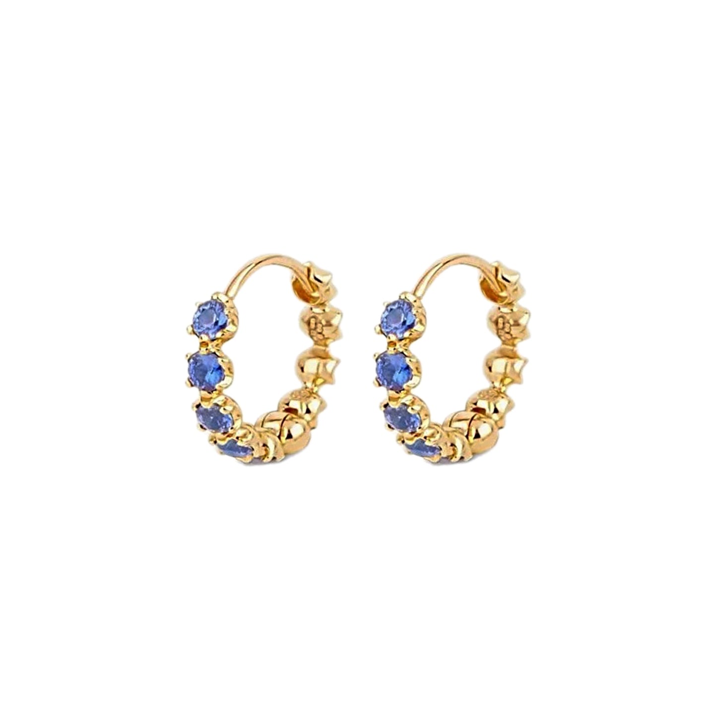 Periwinkle Hoops