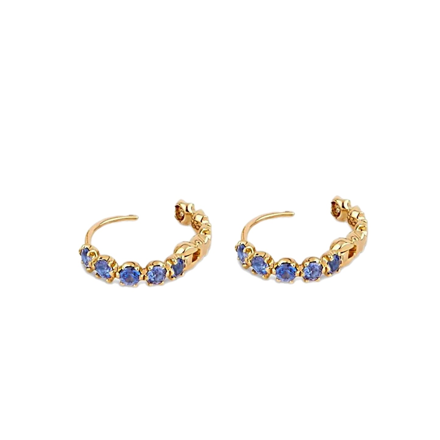 Periwinkle Hoops