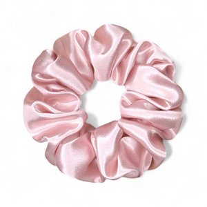Organic Premium Silk Scrunchie - Pink