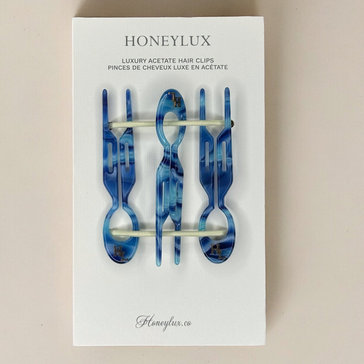 Acetate Hair Pin Pack - Ocean