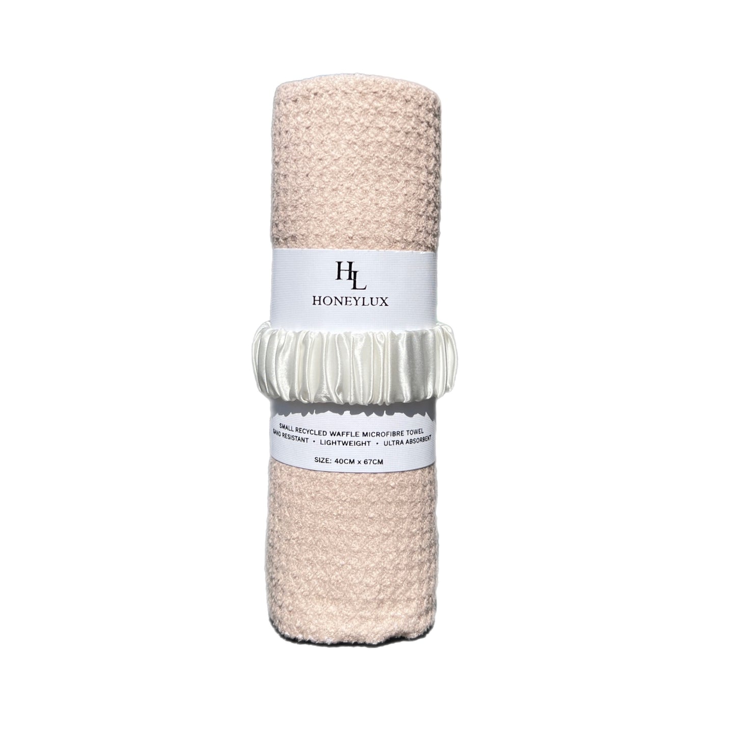 Small Waffle Towel - Nude