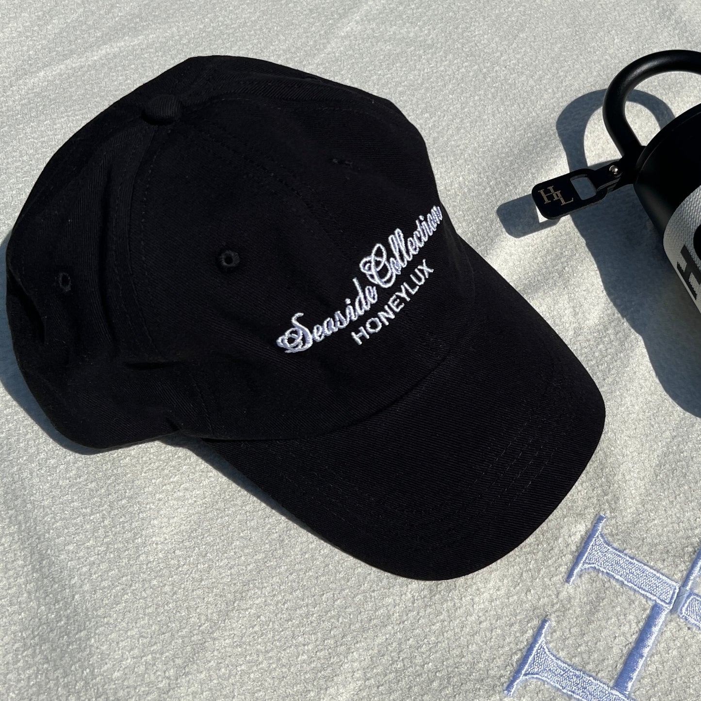 Silk Lined Dad Hat - Black