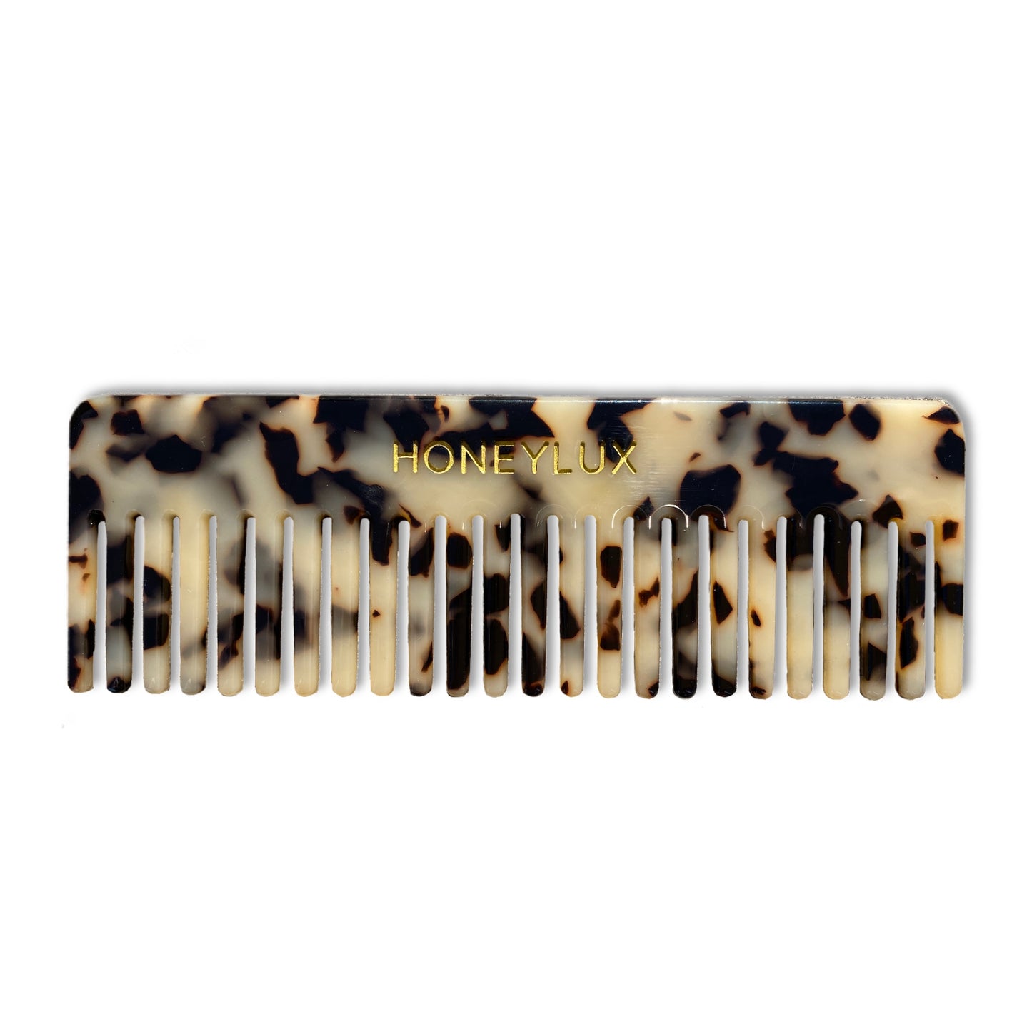 Acetate Detangling Comb - Tortoise Shell