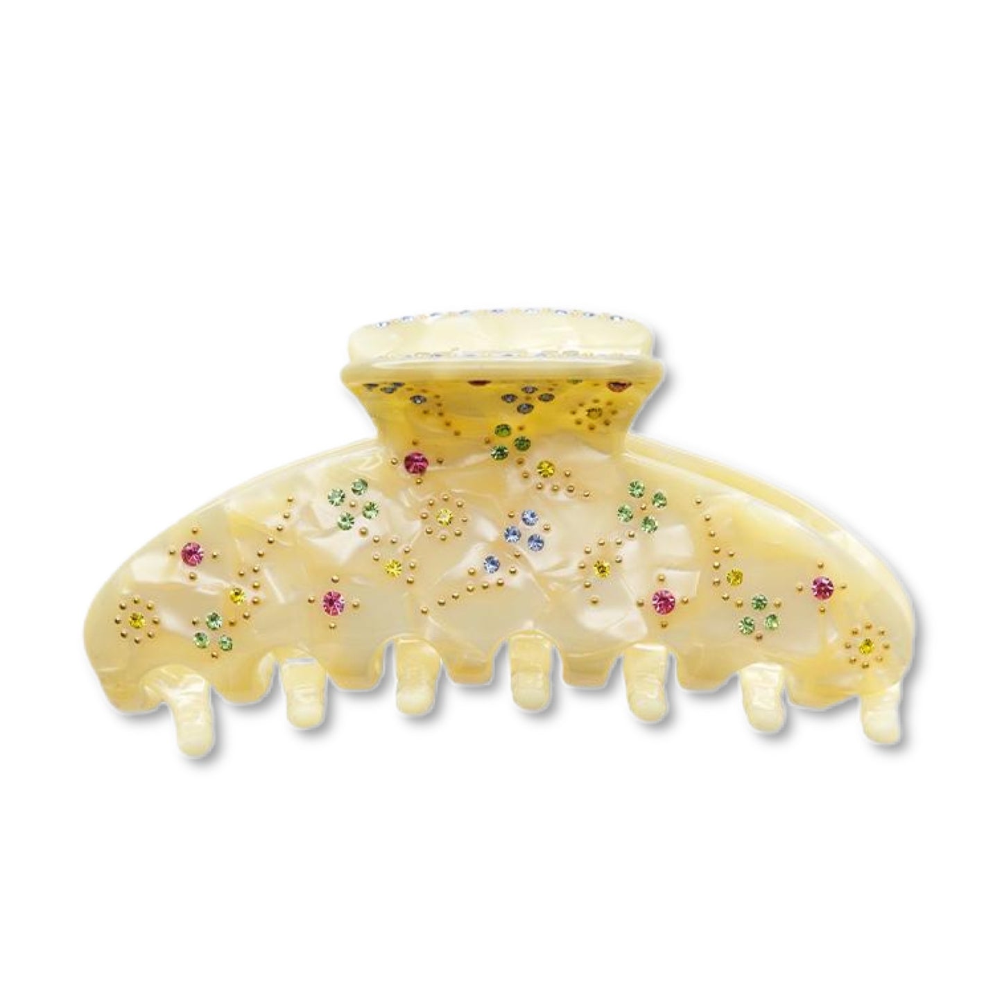 Ecofriendly Acetate Glam Claw - Sunshine Yellow