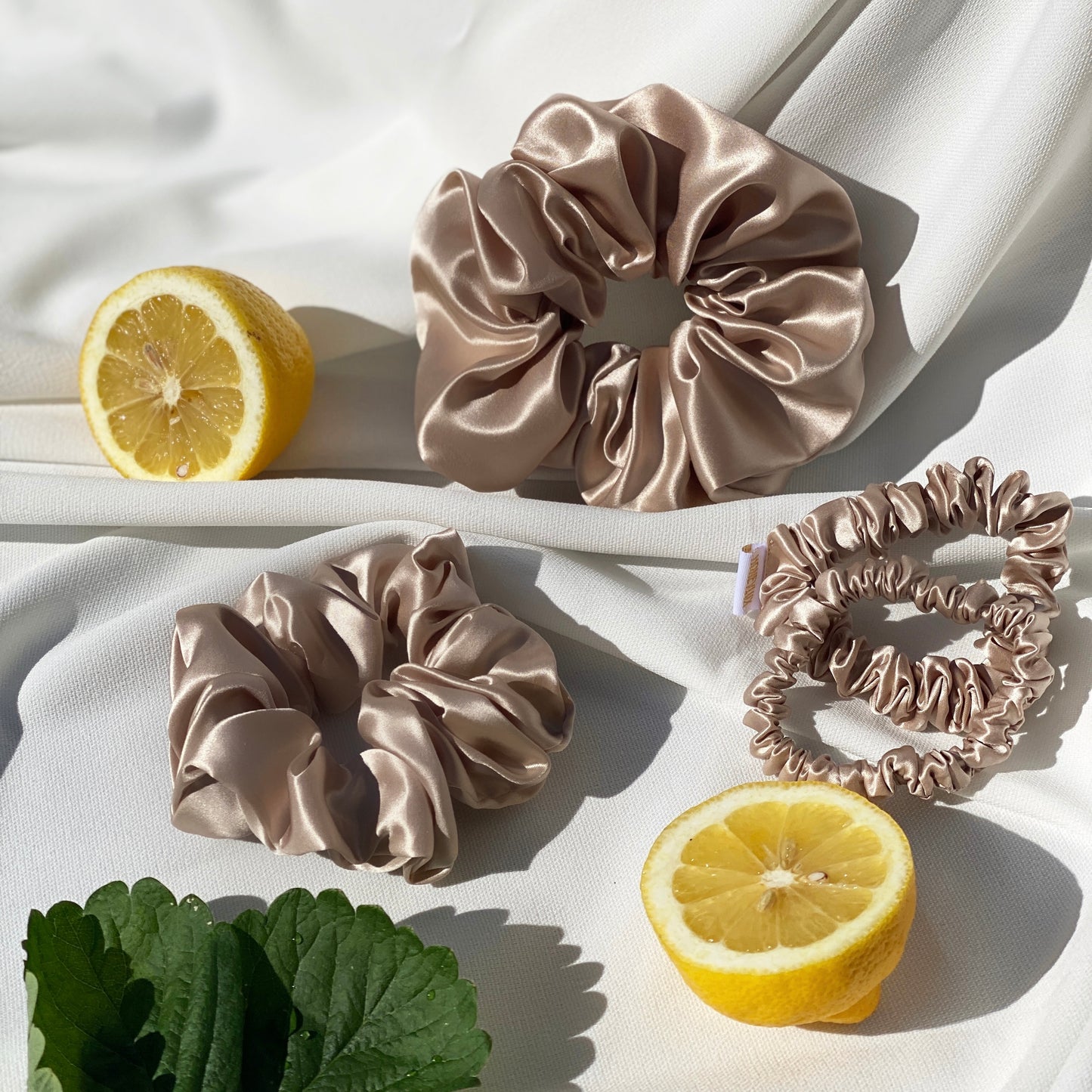 Organic XL Silk Scrunchie - Miami