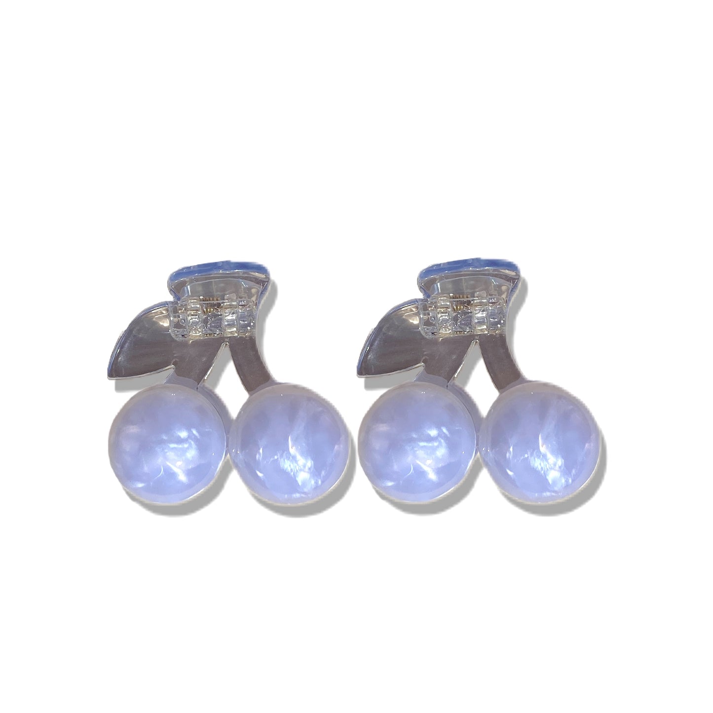 Ecofriendly Acetate 2 Pack Cherry Claws - White