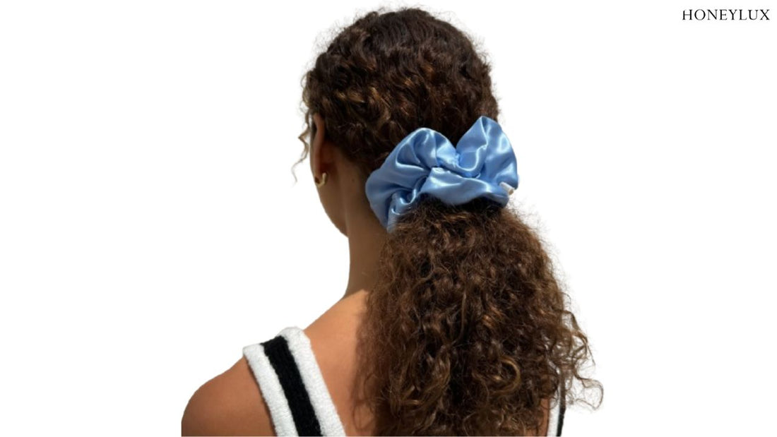 Silk scrunchie, HoneyLux