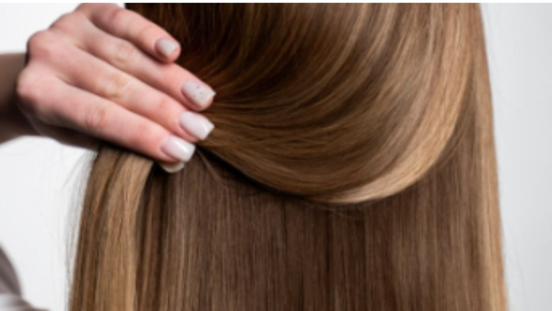 An image of keratin treated hair.