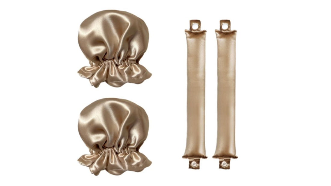 A heatless curling set available at HoneyLux
