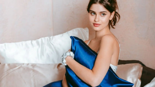 An organic silk pillowcase available at HoneyLux