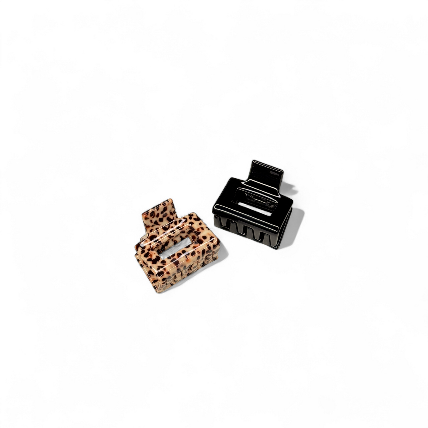 Ecofriendly Acetate Mini Square Claws - Spotted Set