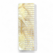 Acetate Detangling Comb - Almond