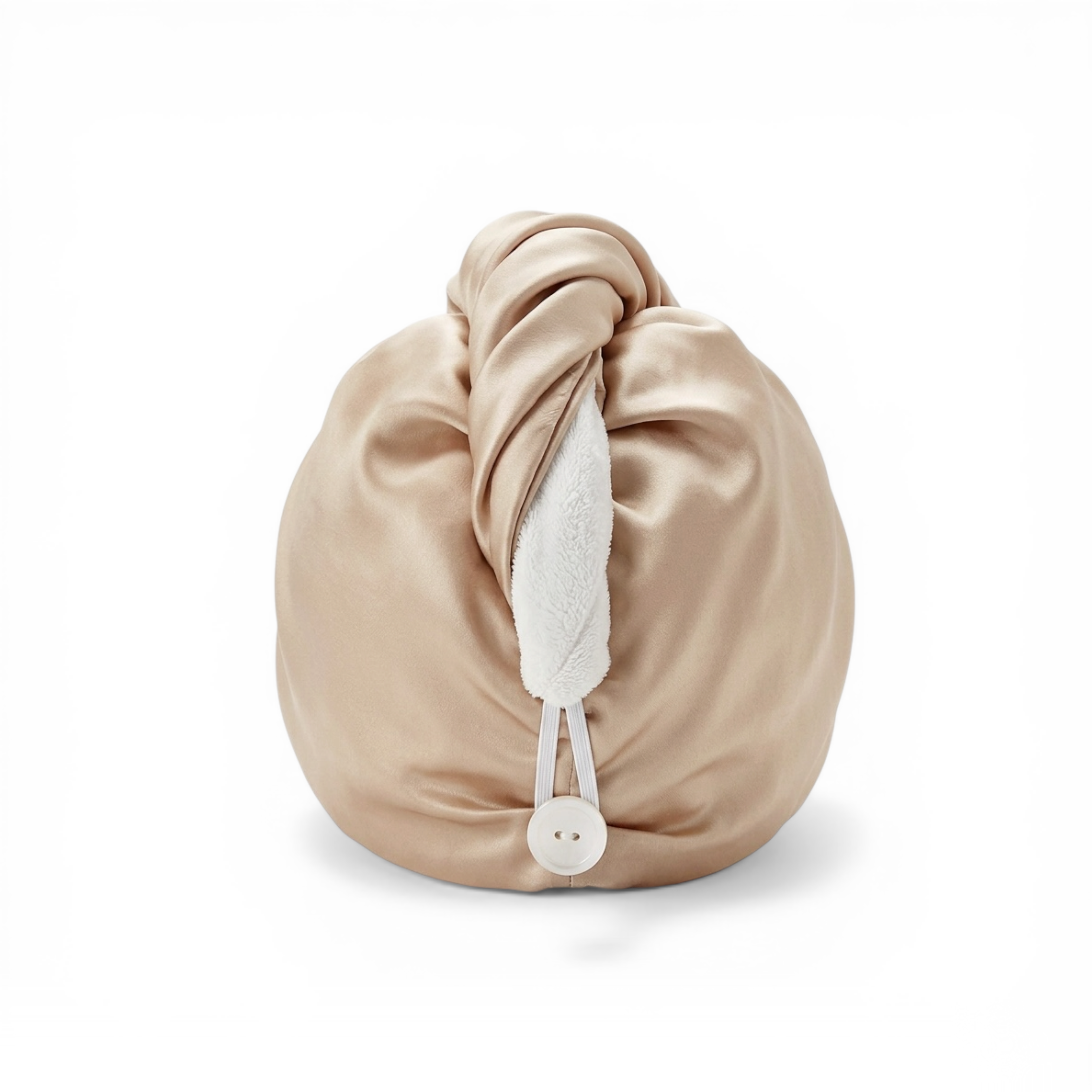 Reversilble Silk & Bamboo Towel Wrap - Champagne – HoneyLux Inc.