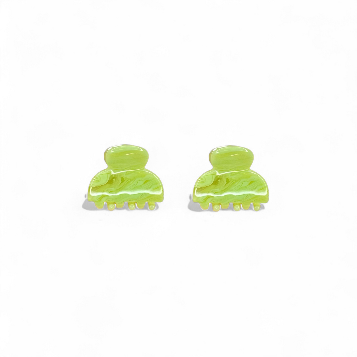 Ecofriendly Acetate 2 Pack Mini Claws - Lime