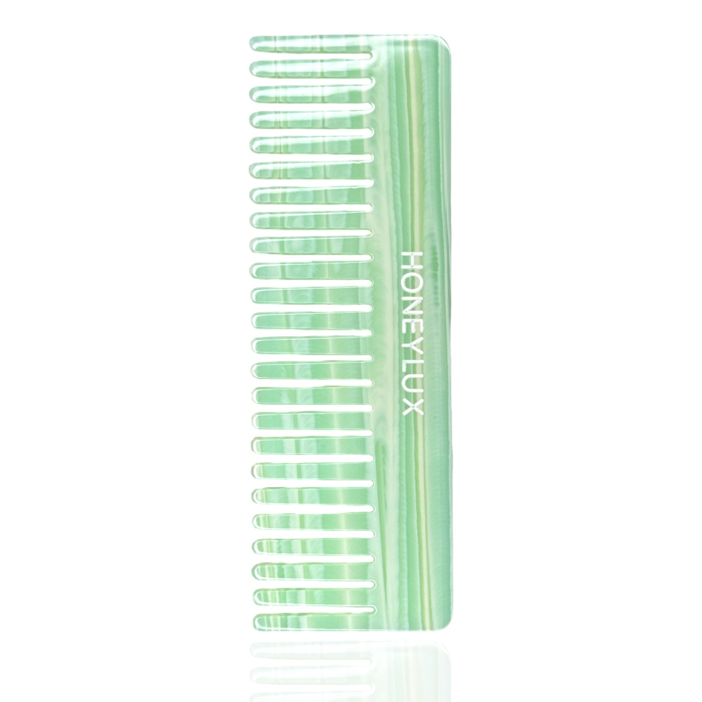 Acetate Detangling Comb - Pistachio