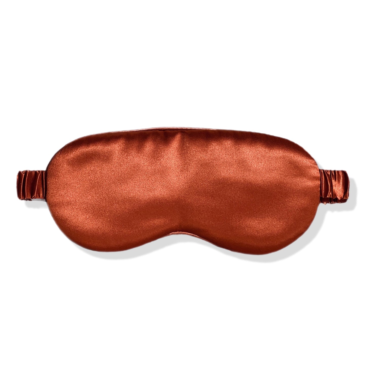 Premium Organic Silk Sleep Mask - Rust