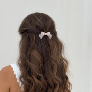 Acetate Bow Barrette - Sweetheart