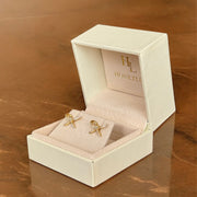 Zirconia Bow Earrings