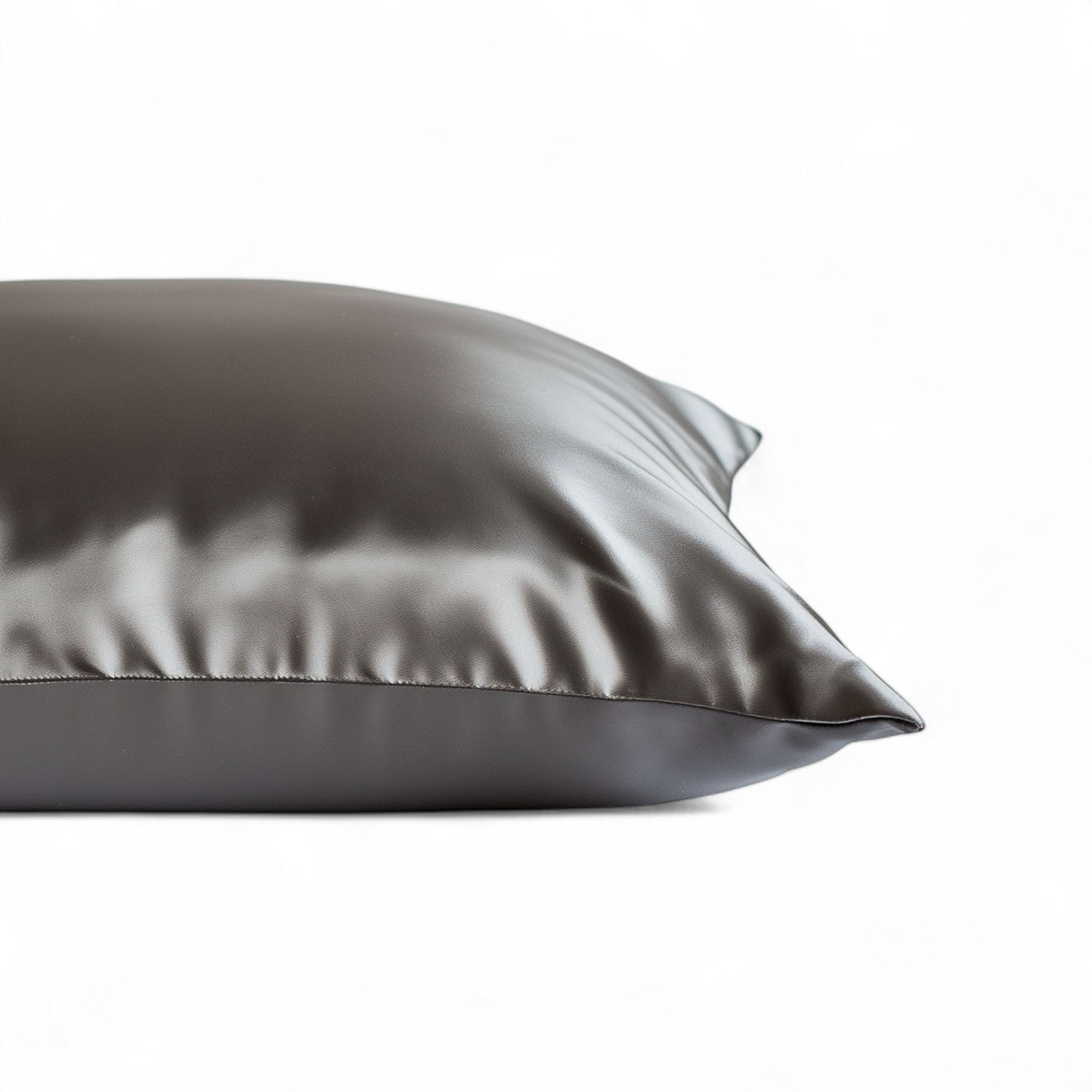 King Organic Silk Pillowcase - Ash Grey