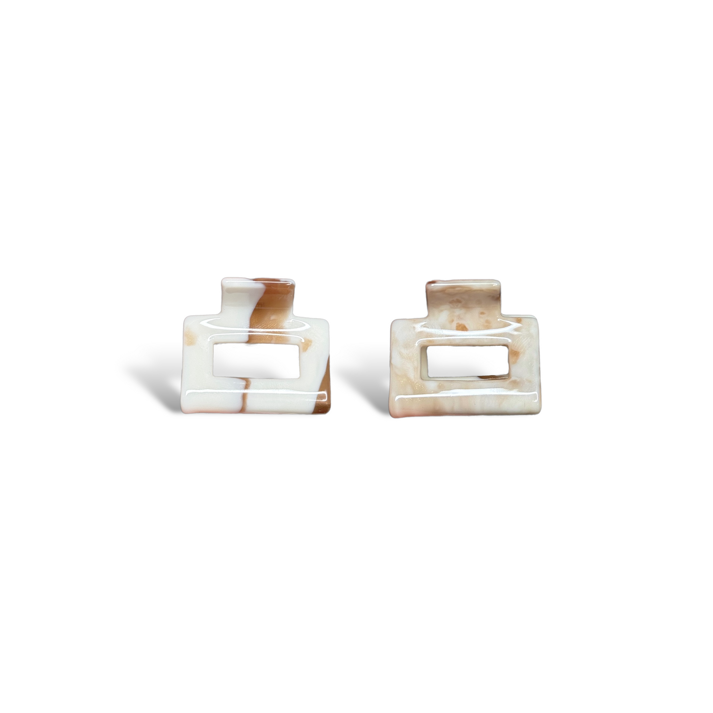 Ecofriendly Acetate Mini Square Claws - Marble Set