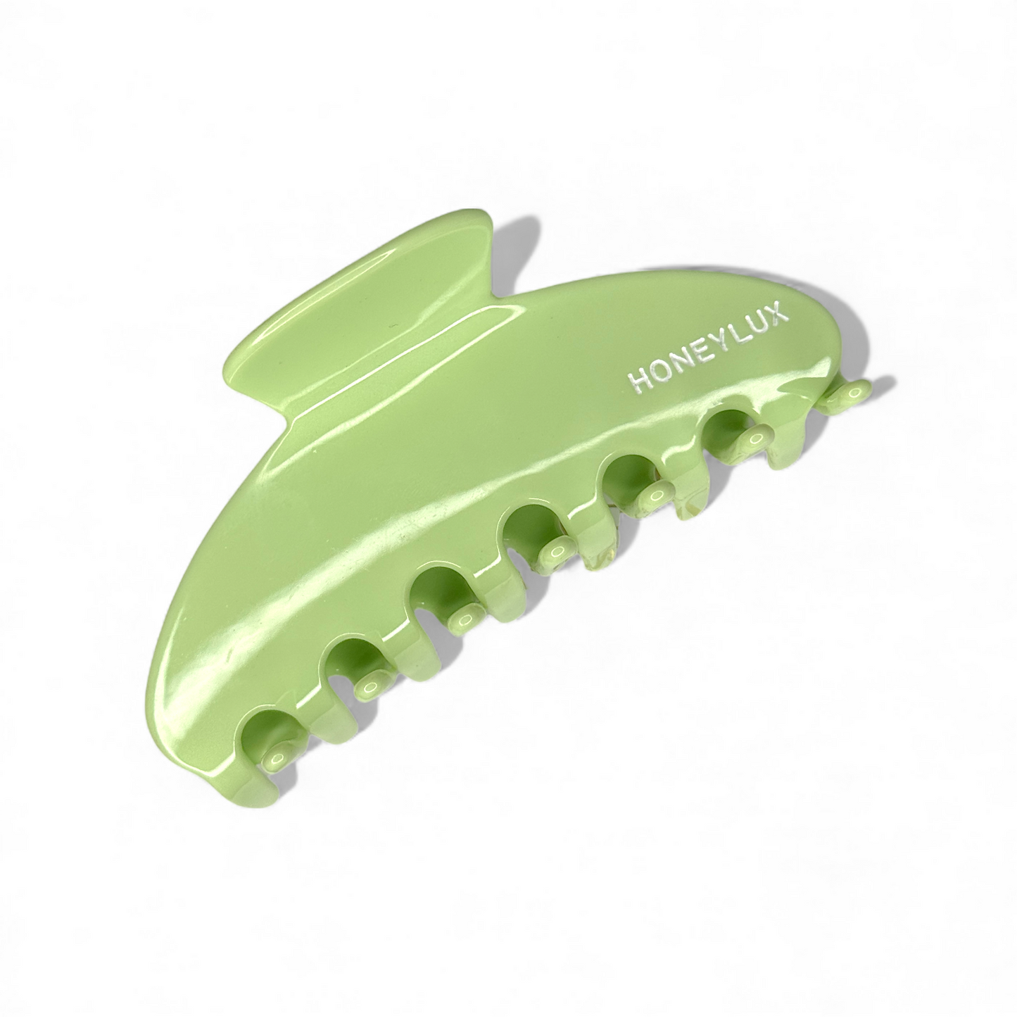 Ecofriendly Acetate Round Claw - Lime